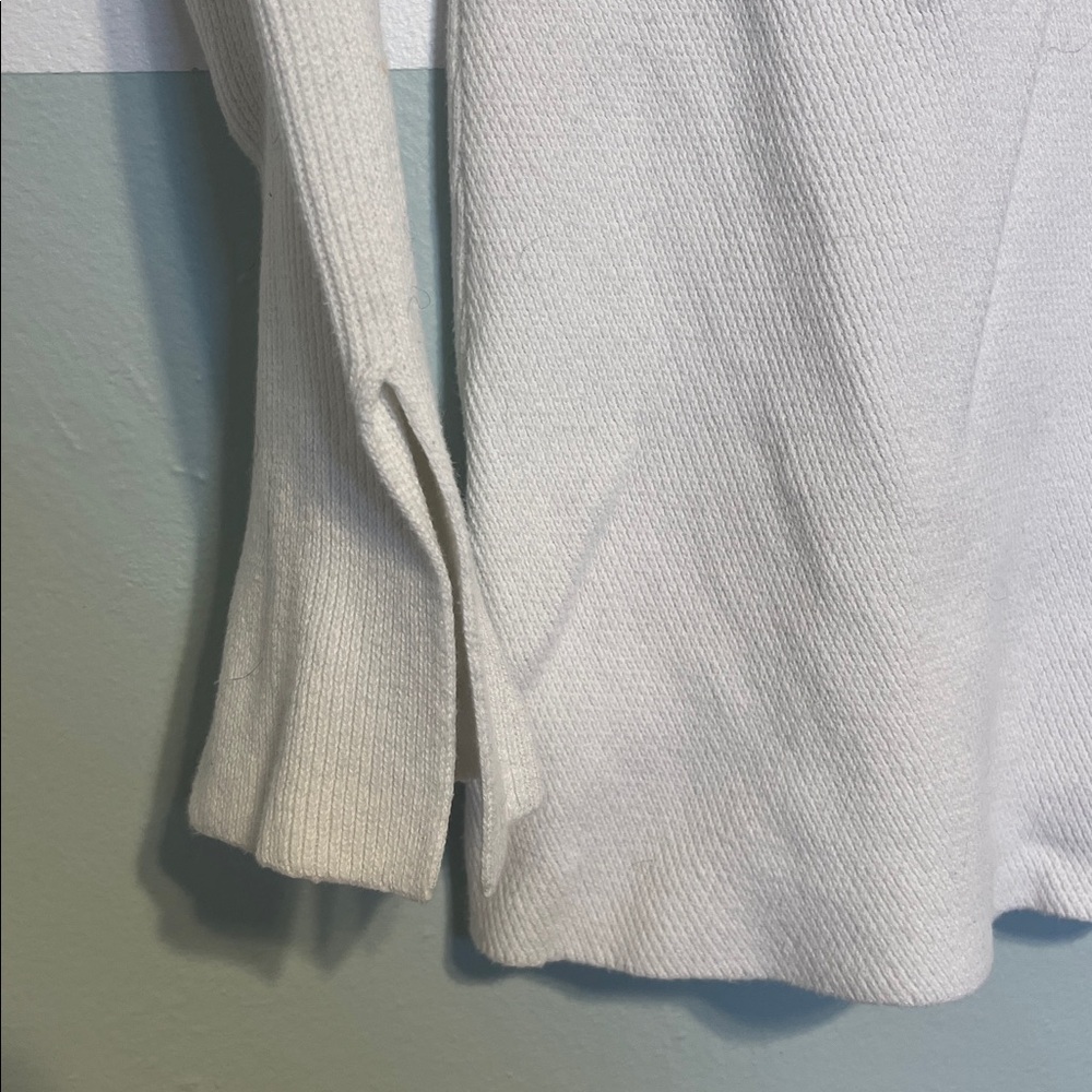 LOFT Off-White Ribbed Sweater - Picture 3 of 4